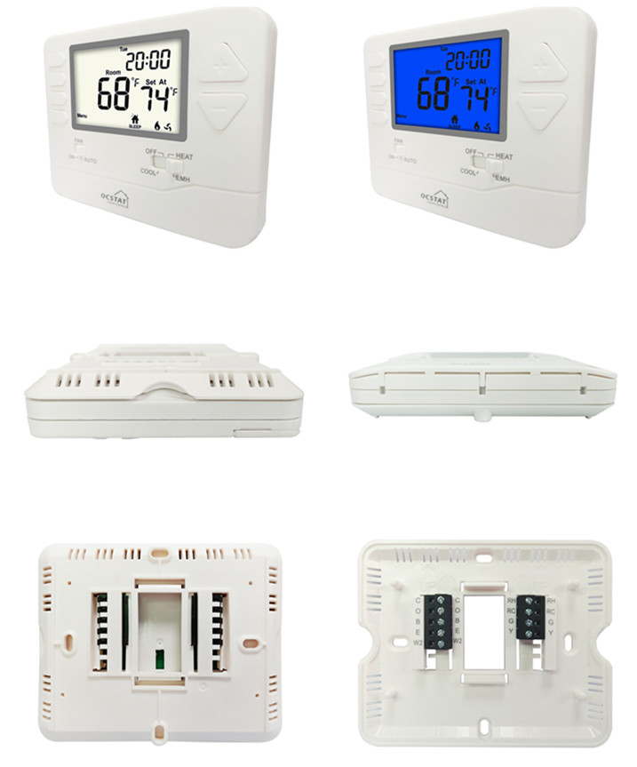 Еженедельный Programmable термостат теплового насоса ABS 24V