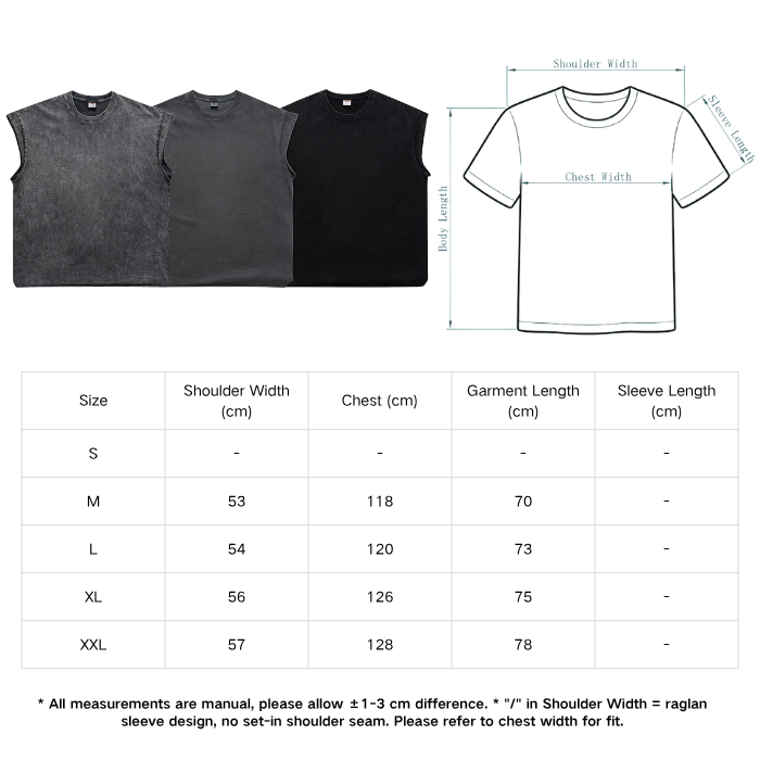 Vintage Mens Graphic Tank Top Heavyweight Custom Print Tank Top Retro Street Style