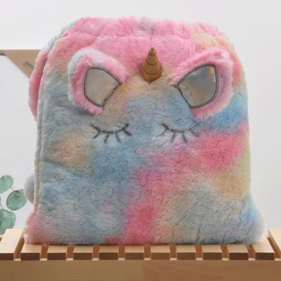 Premium Unicorn Soft Fleece Blanket Breathable 2 In 1 Soft Pillow Case