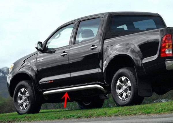 Peças de reposição para automóveis Barras de passo laterais Para TOYOTA HILUX VIGO 2009 e 2012 - 2014