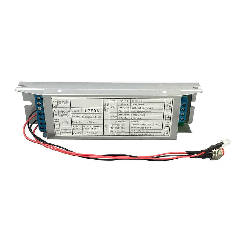 Ni-Cd Battery 5W Emergency Conversion Kit Stable Output 3 Hours Duration L360N