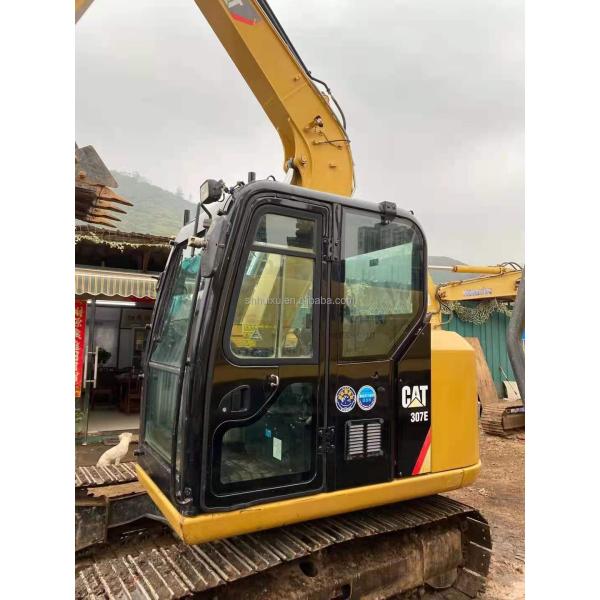 CAT307E second-hand excavator, perfect performance, fast action, low price, two years quality guarantee