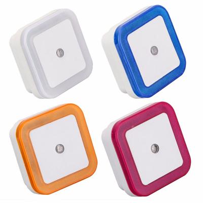 0.02A  EU Wall Night Lamp Energy Saving Sensor Night Light For Baby Room