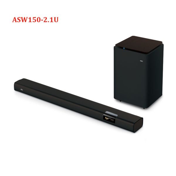 Powerful 2.1ch Home Audio Soundbar With Wireless Strong Subwoofer 100W RMS BT 5.0 HDMI ARC For Theater