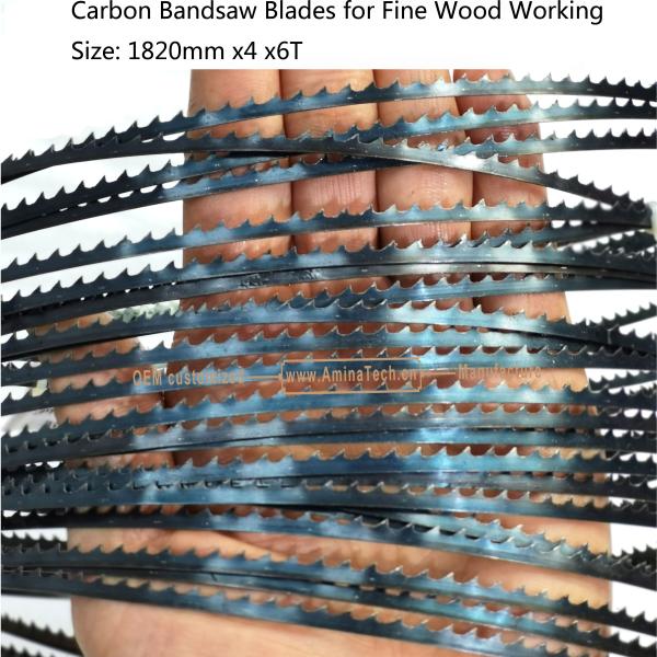 Carbon Bandsaw Blades for Fine Wood Working  Size: 1820mm x4x6T
