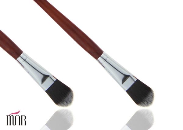 Professional Single Powder Tapered Foundation Brush Makeup With Wooden Handle