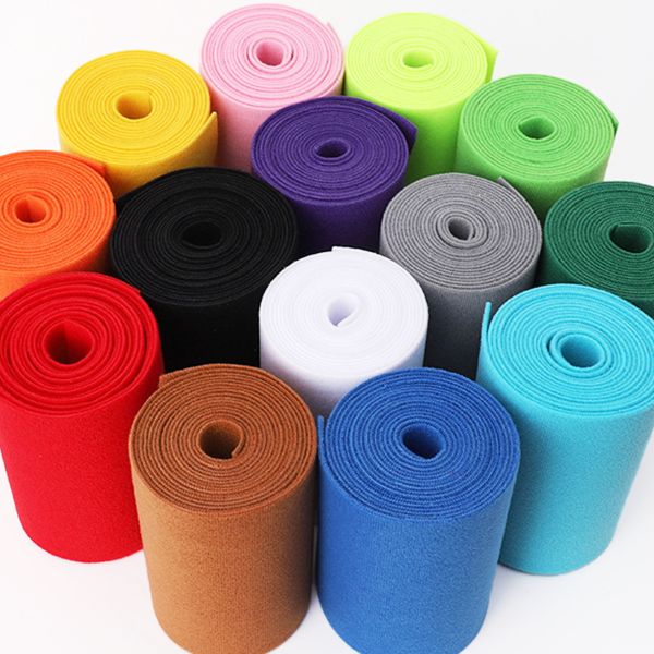 Dansky Custom Color and Size Double Side Fabric Loop Soft Nylon Fabric Reusable Loop Tape Soft Loops