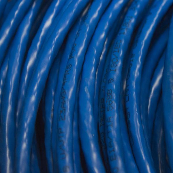23AWG Nylon UTP FTP Cat6 Lan Cable HDPE BC 4 Pair Connector