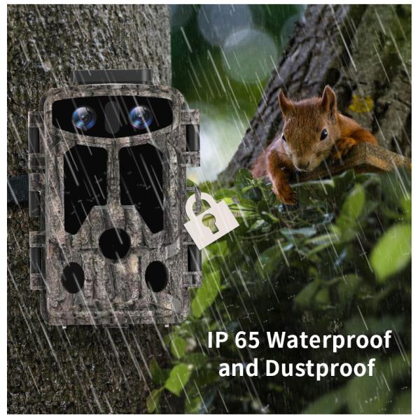 4k Hunting Game Camera Dual Lens Outdoor Waterproof Trail Wildlife