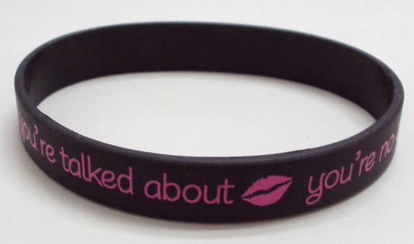 printed rubber wristband