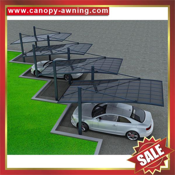 Excellent outdoor park car shelter canopy awning carport with aluminum framework and polycarbonate sheet