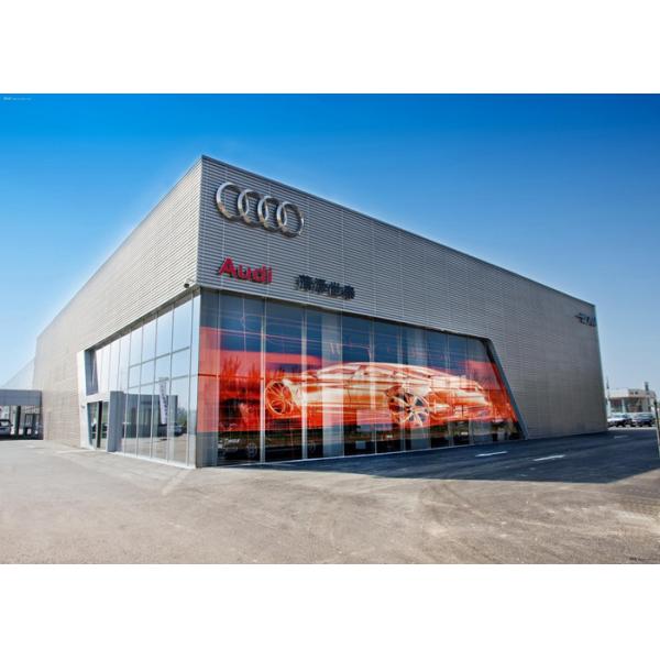 High Brightness Transparent LED Panel , Advertising LED Transparent Screen 1R1G1B