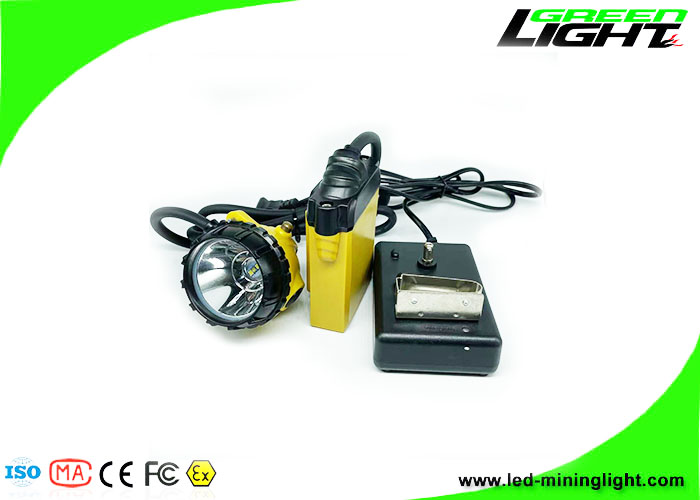 Лампа крышки IP68 минирования 25000 люкс делает Headlamp водостойким СИД алюминиевой батареи SAMSUNG перезаряжаемые противостатический