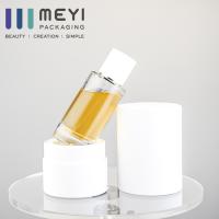 Nenhum - vidro de garrafa de escape do perfume 50ml com o tampão magnético branco do perfume
