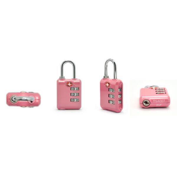 TSA 3-digit luggage  zinc alloy lock