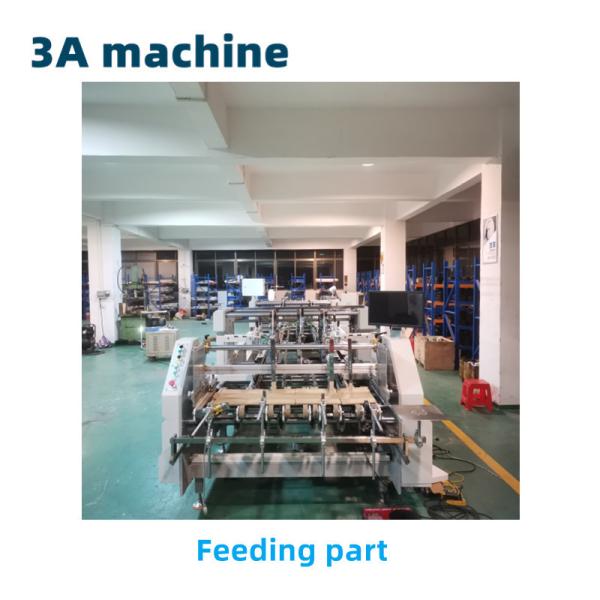 CQT-1300 Automatic Corrugated Box Pasting Machine for 4 6 Corner Folding and Gluing