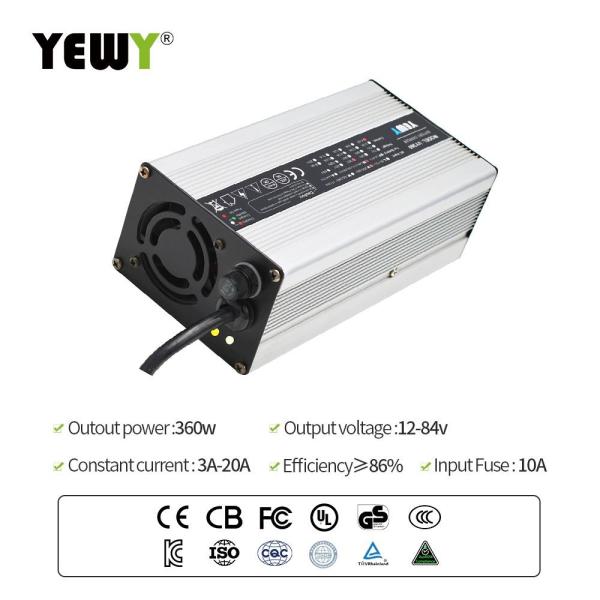 Портативный ODM заряжателя скутера заряжателя батареи лития 12V 20A/e