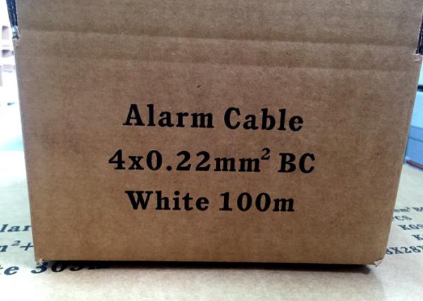 Controle de cobre desencapado macio do ² do sistema de alarme de incêndio 4C de Alarm Cable For do assaltante 0.22mm