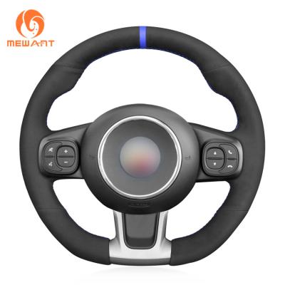MEWANT New Design Fashion For Abarth 595 595C 695 695C Fiat 500 500C D Type Suede Universal Steering Wheel Cover New 2pc MOQ