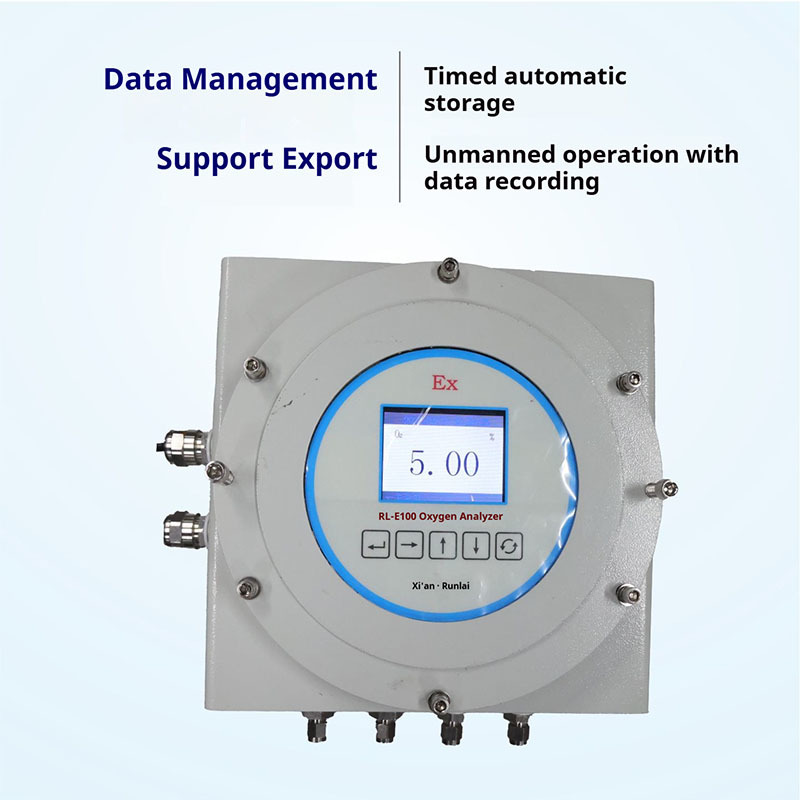 Explosion Proof Oxygen Gas Analyzer Exd IICT6 Certification Online Continuous O2 Monitoring For Chemical