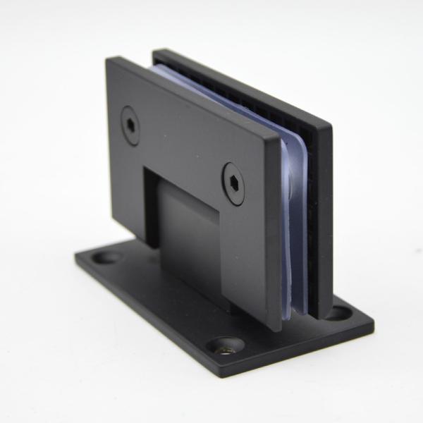 Stainless steel Wall to Glass bathroom hinge RS801, Square 90 degree, Single side stainless steel