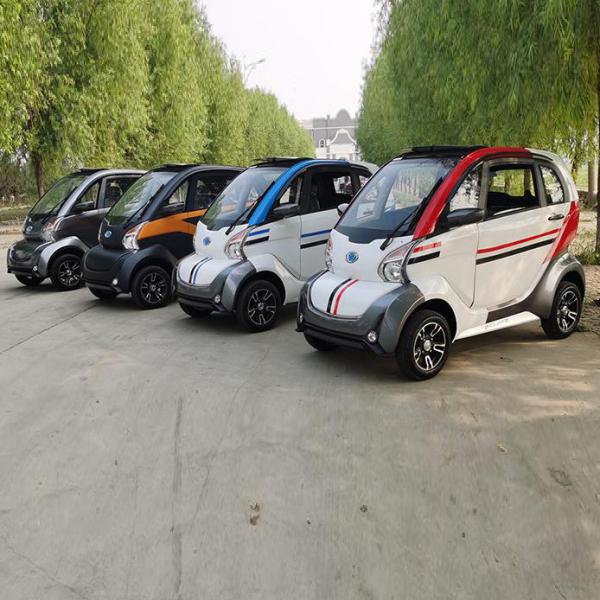 China hot sale smart electric vehicle solar panel power electric car cheap price mini car with 60V battery
