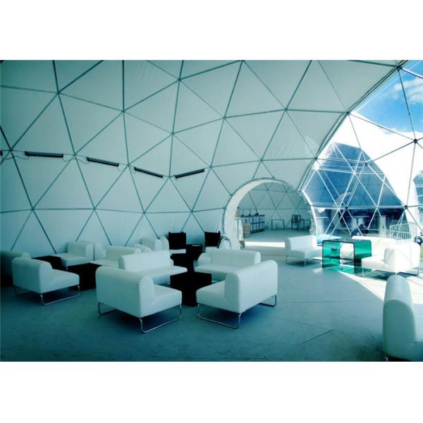 Waterproof Steel Geodesic Dome Shelter 30M Diameter Garden Gather