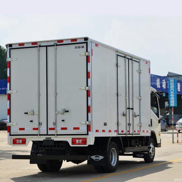 FOTON Single Row Cargo Van Truck Light Dry Van Truck 95KM/H 6 Wheeler