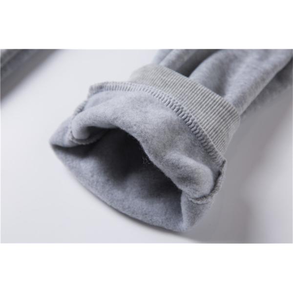 Winter Season Custom 220g Solid Color with Fur Sweatpants Unisex Leisure Sports