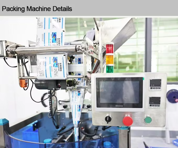 High Quality Servo Motor Food Powder Curry Five Spice Chili Cumin Cinnamon Turmeric Oregano Powder Sachet Packing Machine