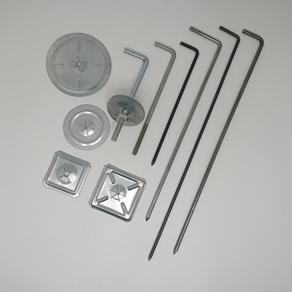 Stainless Steel Power Plant L Shaped Anchor Bolts 200mm Fixed Insulation Material