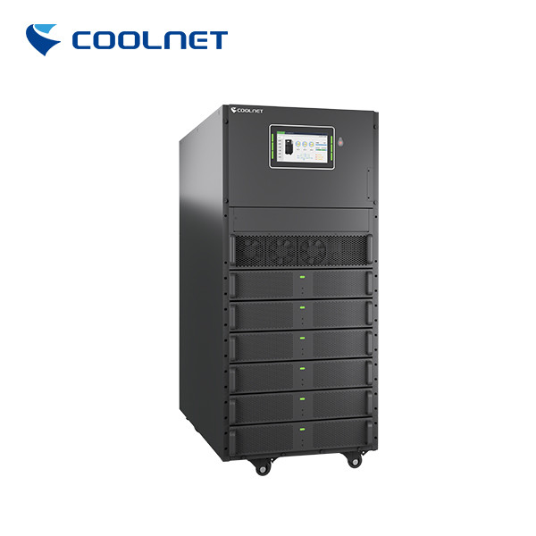 High Efficiency Rack Mount UPS Power Supply with 96% Efficiency, 20kVA-180kVA Capacity, and ±10% Voltage Regulation