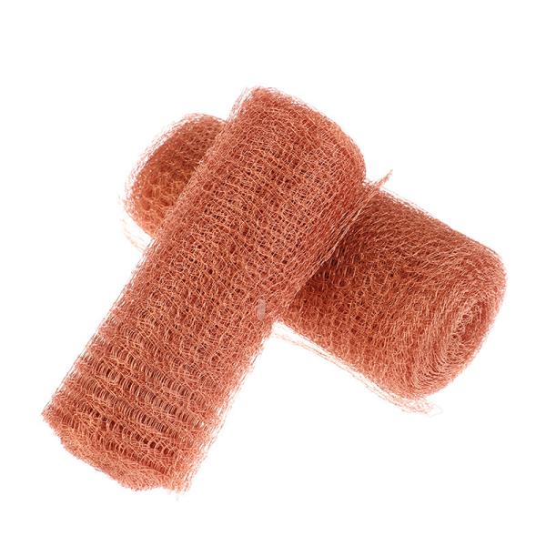 Purity Copper Knitted Wire Mesh 4inch or 5inch Fine Aperture for Various Applications