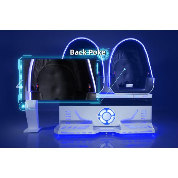 игры стула яйца VR имитатора русских горок 220V VR двойные для парка атракционов