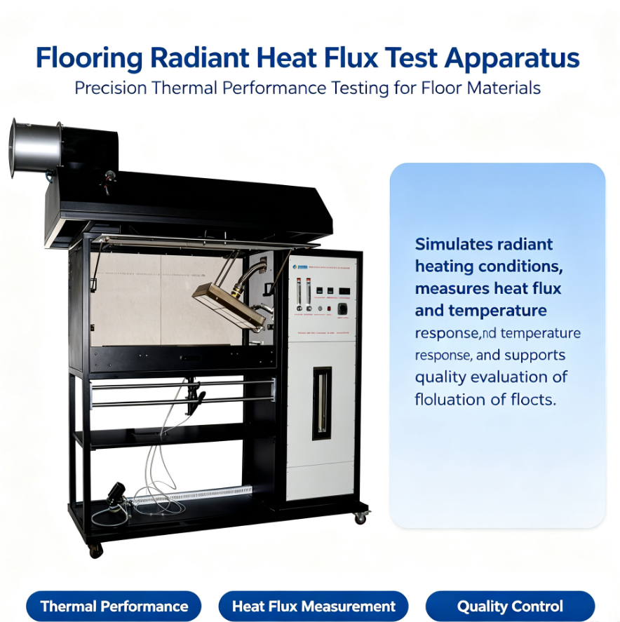 Flooring Radiant Heat Flux Test Apparatus Precision Thermal Performance Testing Machine For Building Floor Material