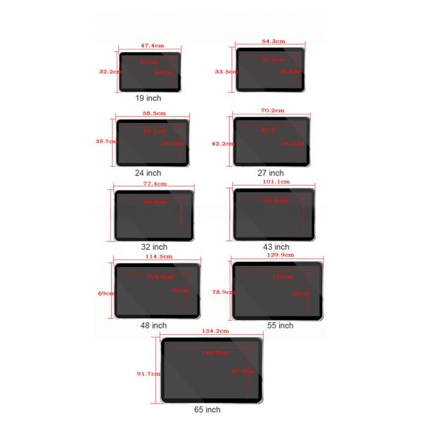 потолок крепление крыша высокая яркость двусторонний ЖК-дисплей 42