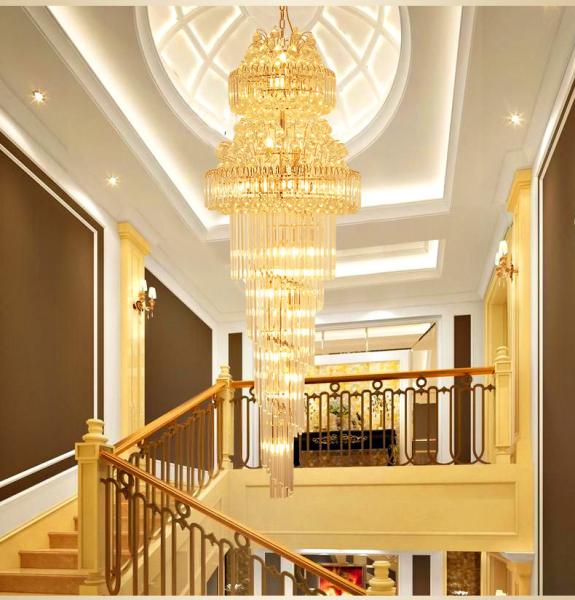 Gallery empire crystal chandelier For Hotel Indoor Home Project Hanging Lamp (WH-NC-05)