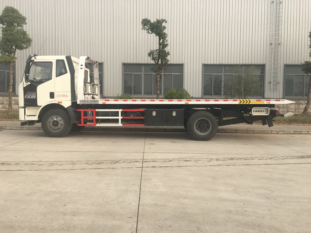 FAW 8ton 9ton 10ton Breakdown Recovery Truck Flatbed Rescue Wrecker Towing Truck