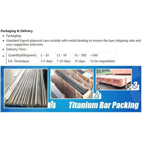 CNC Machined Polished Titanium Alloy Bar Gr5 For Industrial