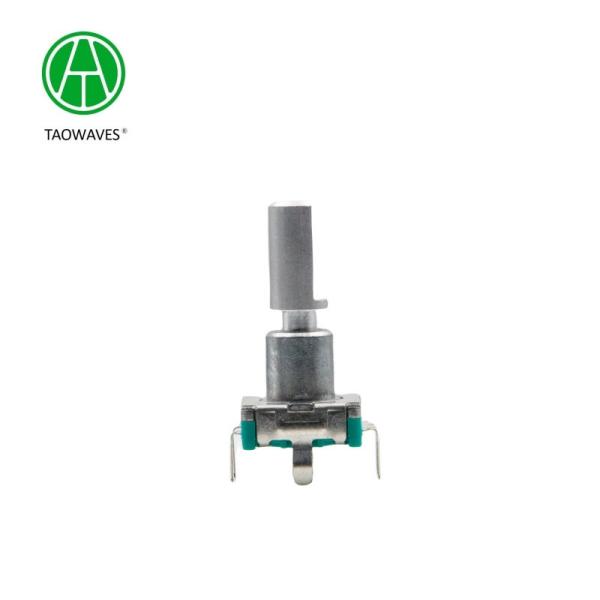 Small Rotary Encoder Knob with Push Button for Audio Systems