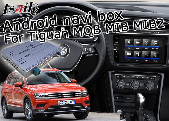 Вида сзади интерфейса автомобиля VW Tiguan T-ROC Etc MQB экран Youtube WiFi видео- видео- брошенный