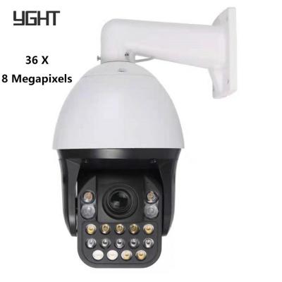 36X Optical Zoom 8MP Dome IP PTZ CCTV Camera Humanoid Tracking 300M IR Night Vision