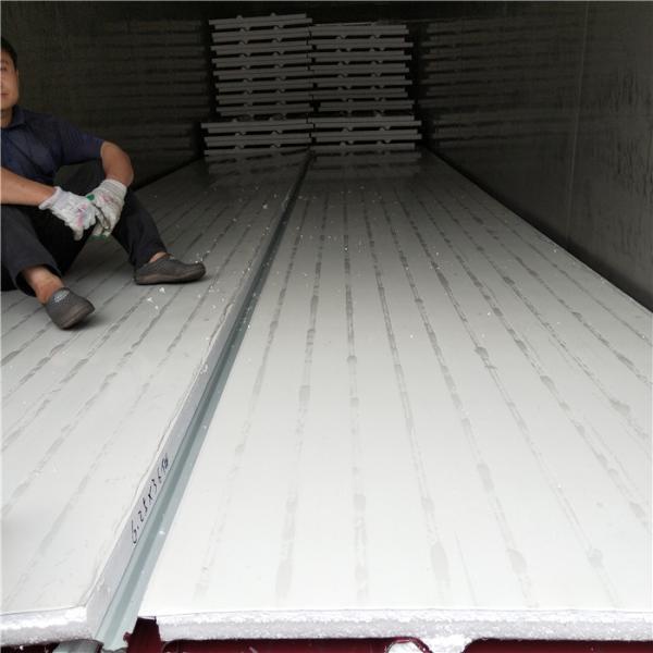 MOQ 426.3 sqm 50mm eps sandwich roof panel with 0.4mm steel sheet for sale