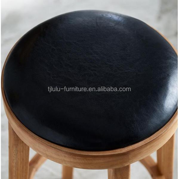Specific Bar Chair Newest Design Wood Modern Upholstered Round High Chairs for Classical Design