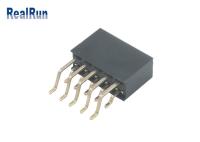 conector fêmea do ouro de SMT do ângulo direito da fileira PA6T 2x5P do soquete 2 do encabeçamento de 2.54mm