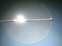 Résistance à l'usure de gaufrette de saphir de pouce Al2O3 de l'axe 8 de C pour la lentille optique en cristal