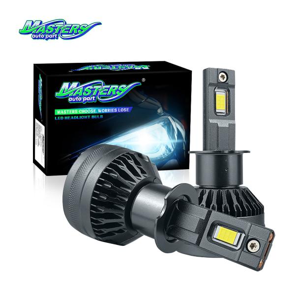Masters Z3-H3 140W 11000lm 6063 Aluminio 3570 Chips Tubos de calor duales bombilla de faro LED
