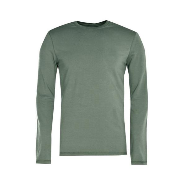 Custom Logo Blank Plain Cotton Spandex Long Sleeve Muscle Slim Fit Men T Shirts