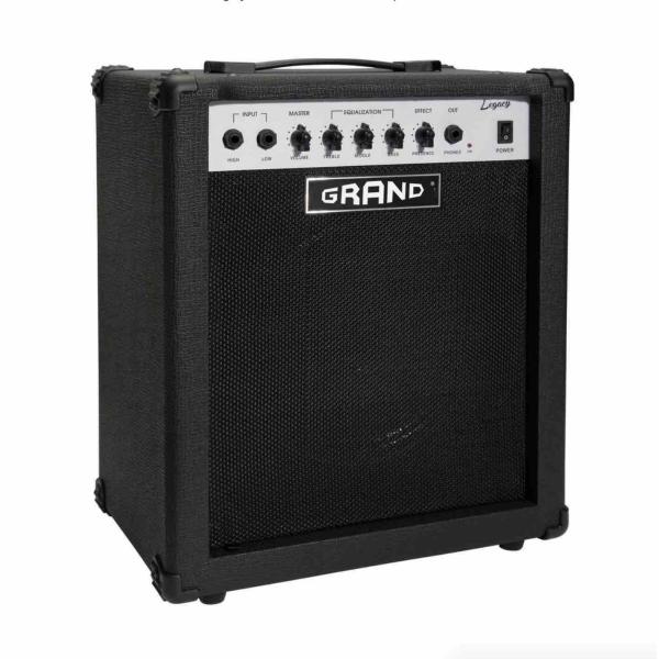 Grand Legacy 35W Solid State Bass Amplifier Combo in Black (BA-35)