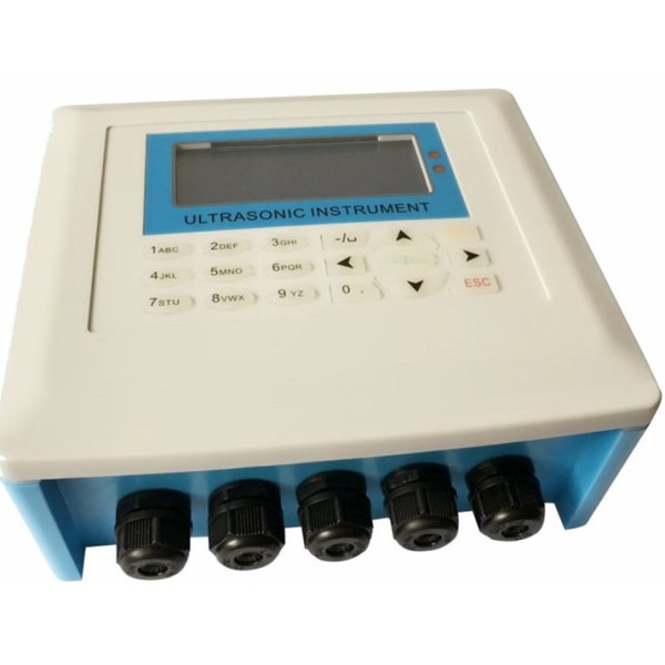 Ultrasonic Digital Water Fuel Flow Meter Open Channel PTFE Antenna